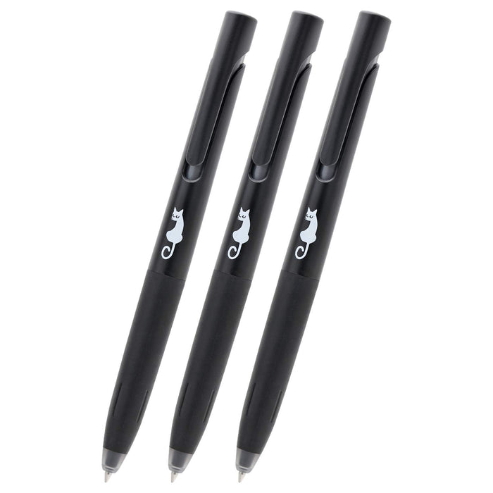 Zebra Bren Oil-Based 0.7mm Ballpoint Pen Black Shaft Set of 3