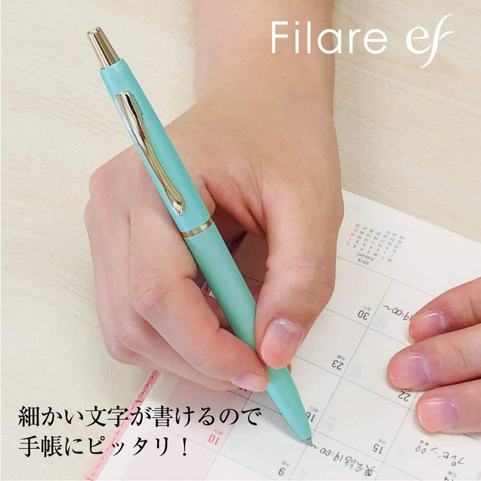 Zebra Blue-Green Fillare Ef 0.5 Oil-Based Ballpoint Pen P-Bas86-Bg