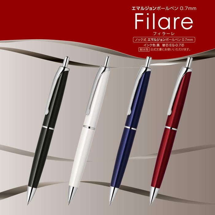 Zebra Fillare Knock Type 0.7 Red Oil-Based Ballpoint Pen P-Ba70-R