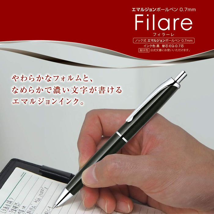 Zebra Fillare Knock Type 0.7 Red Oil-Based Ballpoint Pen P-Ba70-R