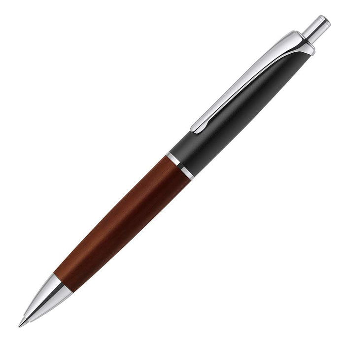 Zebra Fillare Wood Ballpoint Pen 0.7mm Oil-Based Black Ink Knock Type