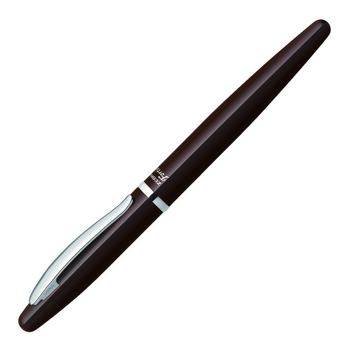 Zebra Fortia 0.7mm St Cap Brown Oil-Based Ballpoint Pen BA91-E