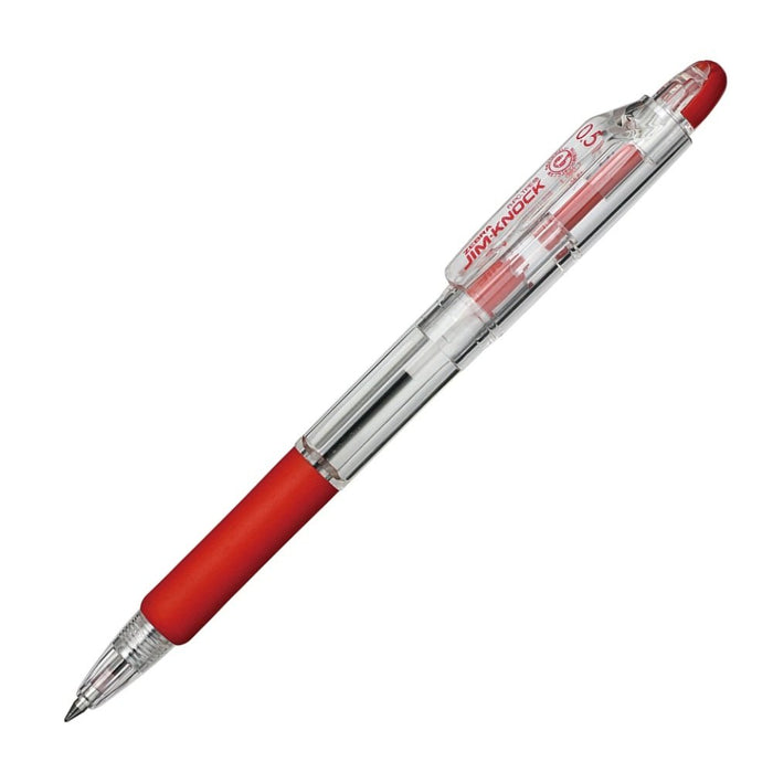 Zebra Gymnock Red Ballpoint Pen 0.5 Oil-Based Ink 10 Pack - B-KRBS-100-R