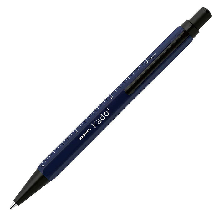 Zebra Kadokado Ballpoint Pen Navy 0.7mm Oil-Based - Ba104-Nv Zebra-Kiichin - The #1 Place for Japanese Goods in Your Hand!