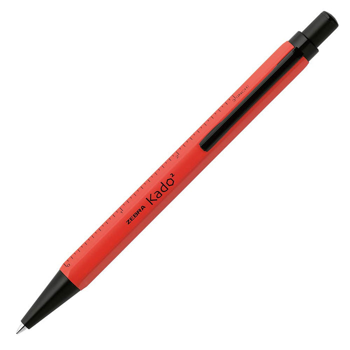 Zebra Kadokado 0.7mm Red Oil-Based Ballpoint Pen Ba104-R-Kiichin - The #1 Place for Japanese Goods in Your Hand!