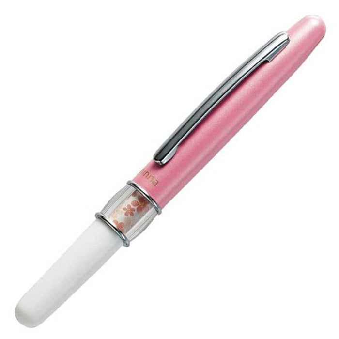 Zebra Pink Minna Japanese Pattern Ballpoint Pen with Cherry Blossom Oil-Based