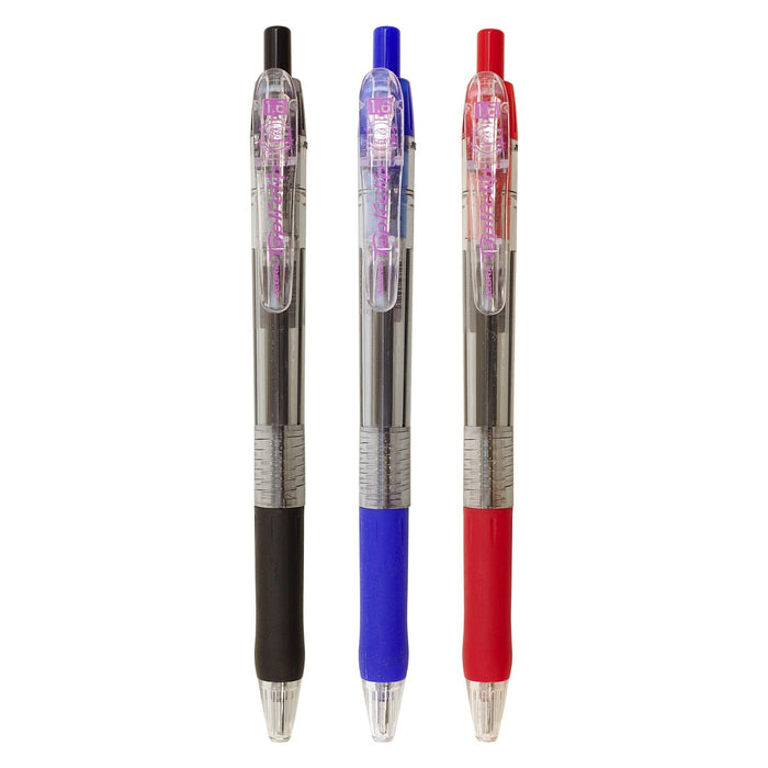 Zebra Bnu 5 Bl Blue Oil-Based Ballpoint Pen with Tape Clip