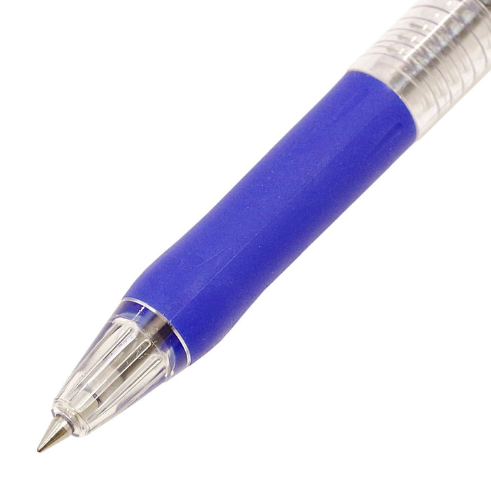 Zebra Blue Oil-Based Ballpoint Pen 0.5 Tip with Tapli Clip 14.3x1.14cm Size