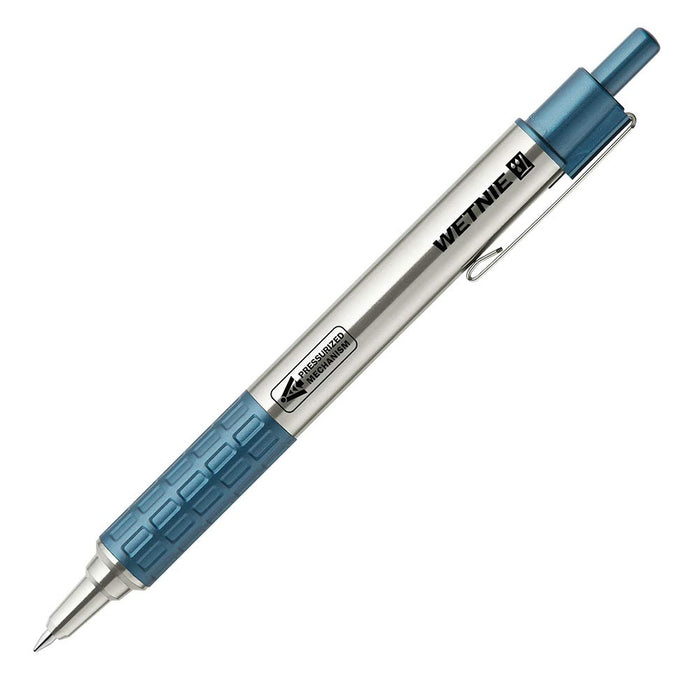 Zebra Blue Axis Ballpoint Pen 0.7mm Oil-Based Black Ink Wet Knee P-BA100-BL