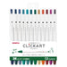 Zebra Clickart Water-Based Pen 12 Color Set Zebra Brand Art Supplies-Kiichin - The #1 Place for Japanese Goods in Your Hand!
