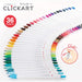 Zebra Clickart Water-Based Pen 12 Color Set Zebra Brand Art Supplies-Kiichin - The #1 Place for Japanese Goods in Your Hand!