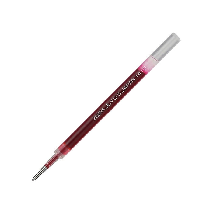 Zebra Sarasa Dry Gel Ballpoint Pen Refill 0.5mm Lead Red Ink 10 Pieces