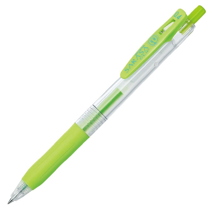 Zebra Sarasa Clip 0.4 Gel Ballpoint Pen 10-Piece Set Light Green