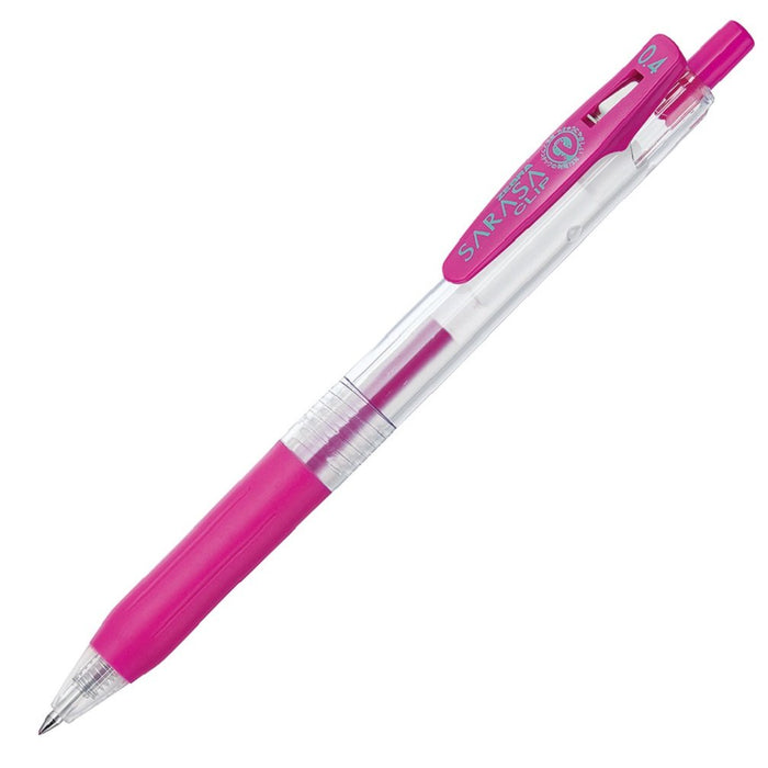 Zebra Sarasa Clip Gel Ballpoint Pen 0.4 Magenta 10-Piece Set