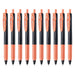 Zebra Sarasa Clip 0.5mm Gel Ballpoint Pen Shiny Orange 10 Piece Pack-Kiichin - The #1 Place for Japanese Goods in Your Hand!