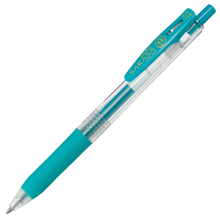 Zebra Sarasa Clip Blue Green Gel Ballpoint Pen 0.7 10-Pack