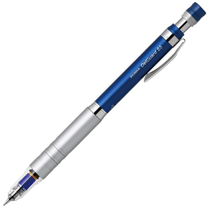 Zebra Delguard Type Lx Blue Mechanical Pencil 0.5mm Lead Diameter P-Ma86-Bl