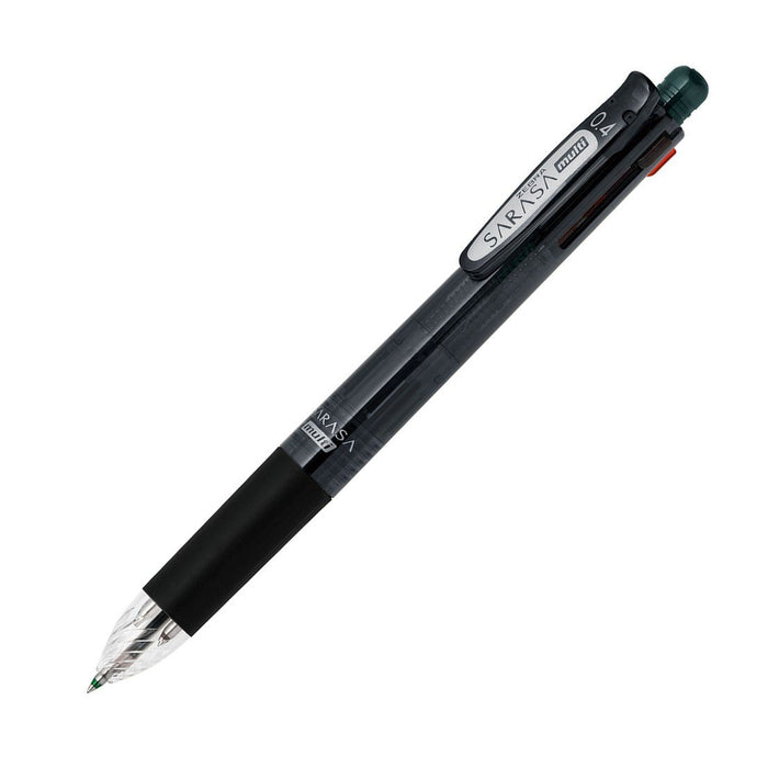 Zebra Multi-Function 4-Color Pen + Sharp Sarasa Black 0.4 - P-J4Sas11-Bk