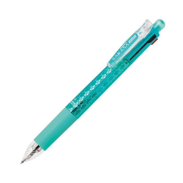 Zebra Multi-Function Pen 4 Colors & Sharp Sarasa Multi 0.4 Blue Green