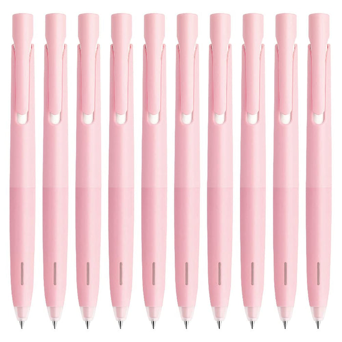 Zebra 10-Pack Black Ink 0.7mm Oil-Based Ballpoint Pen with Light Pink Barrel B-BA88-LP