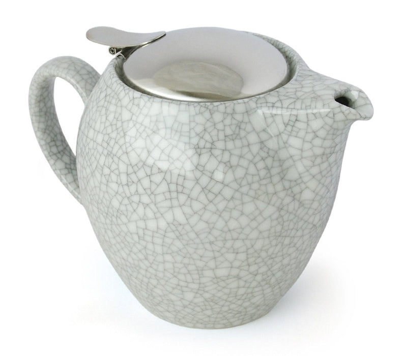 Zero Japan Crackle Colors Teapot for 4 People - White (W170xD110xH123mm)-Kiichin - The #1 Place for Japanese Goods in Your Hand!