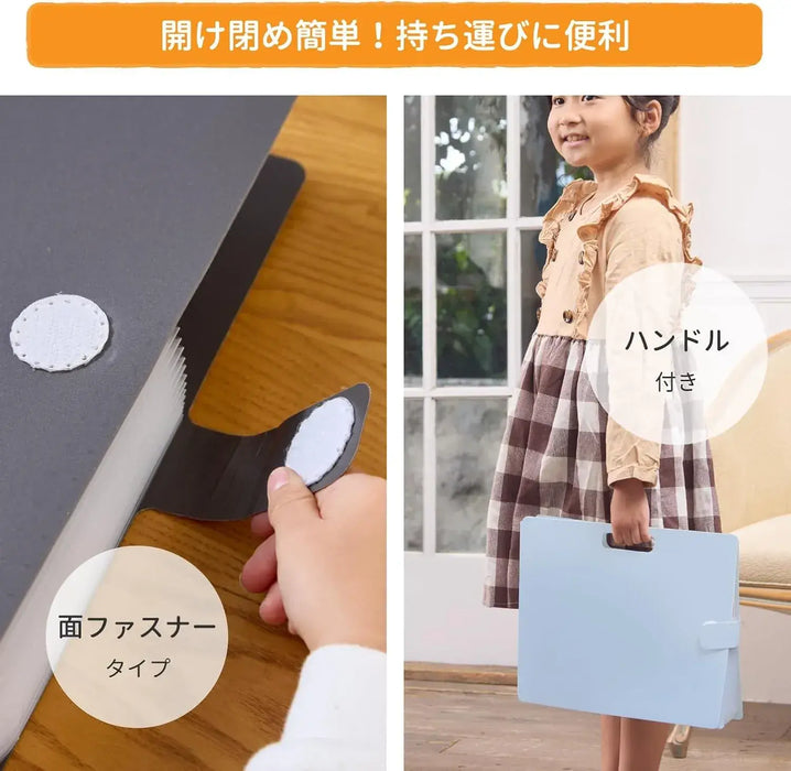 Cray-Pas Sakura Crepas Document Storage Case A4 Pastel Blue