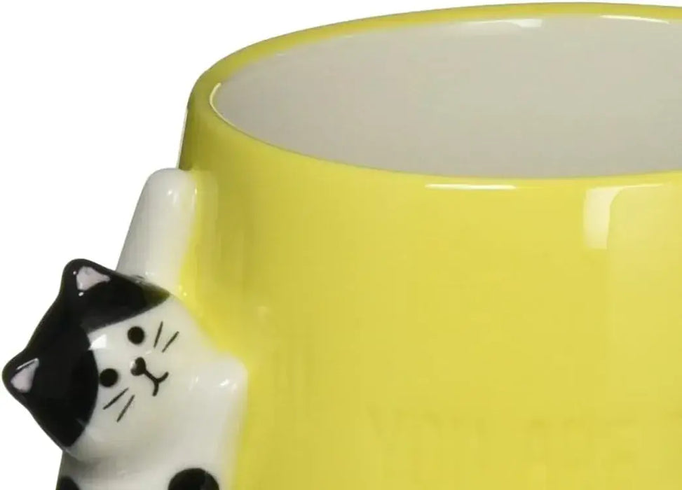 Decole Happy Cat Day Claw Sharpening Mug Cat Mug