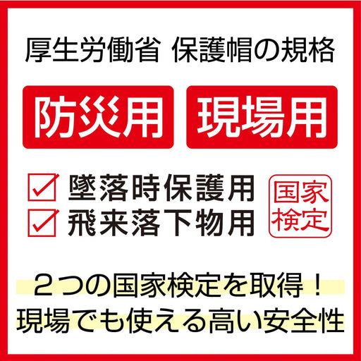 DIC Plastics Folding Helmet Safety Headgear