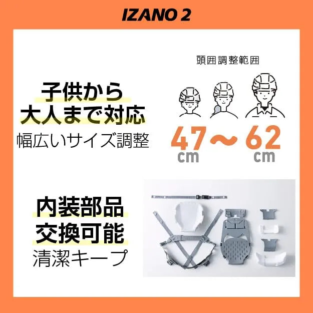 DIC Plastics Folding Helmet Safety Headgear