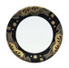 Fukui Craft ABS Sushi Plate Black Genjiguruma Design 150mm