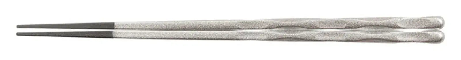 Fukui Craft PBT Engraved Chopsticks 22.7cm Silver Finish