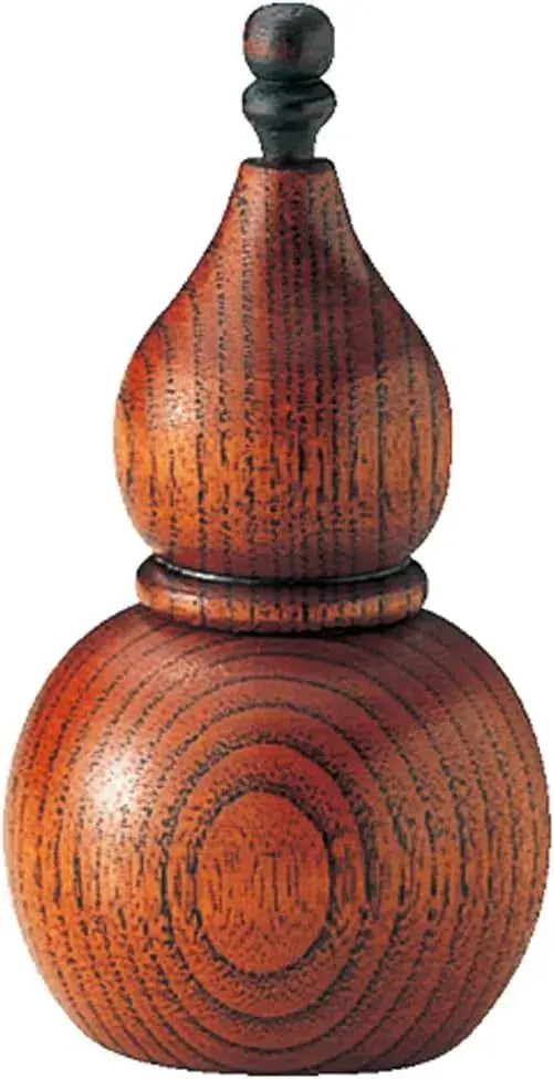 Fukui Craft Seven-Spice Container Barrel Shape Urushi Finish - Elbow Shape - 4523031001229