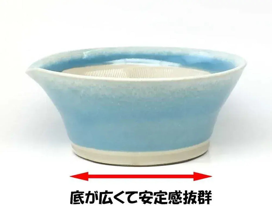 Genju Seitojo Iwami-yaki Pottery Mortar and Pestle Suribachi