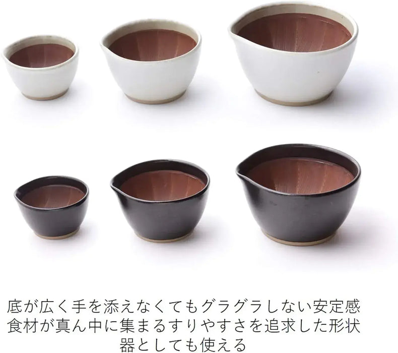 Genju Seitojo Motoshi Ishimi Silicone Bottom Mortar and Pestle Set