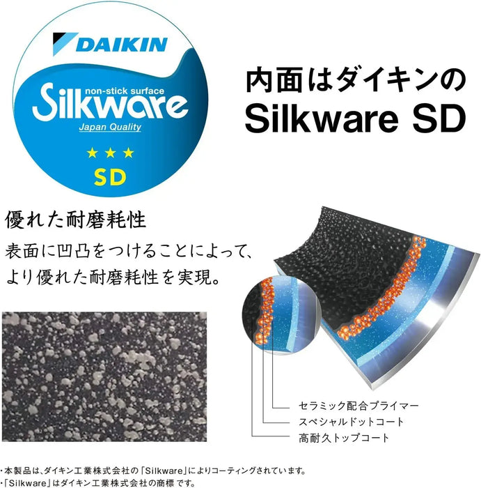 Hokuriku Aluminum Lightweight Durable Japanese Frying Pan IH Compatible