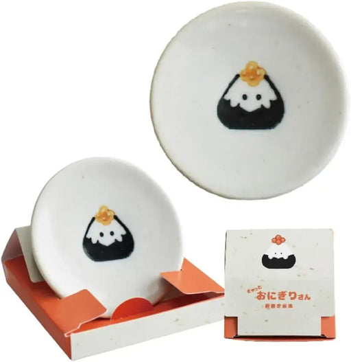 Ippinsha Gyutto Onigiri-san Dish Chopstick Rest Bean Plate Made in Japan