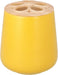 Katazuke Mino Ware Multi Stand Toothbrush Pen Holder - Yellow - 4595058815226