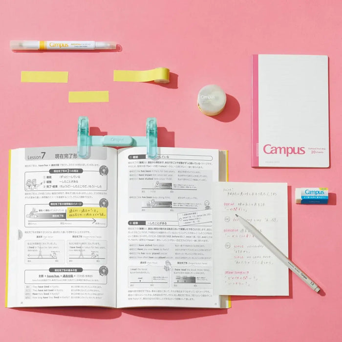 Kokuyo Campus Book Clip Portable Pen-Style Stationery Accessory
