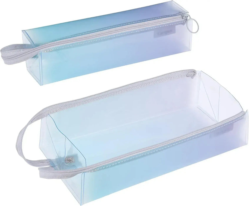 Kokuyo Campus Pencil Case with Tray for Easy Viewing - Midnight Blue - 4901480434841