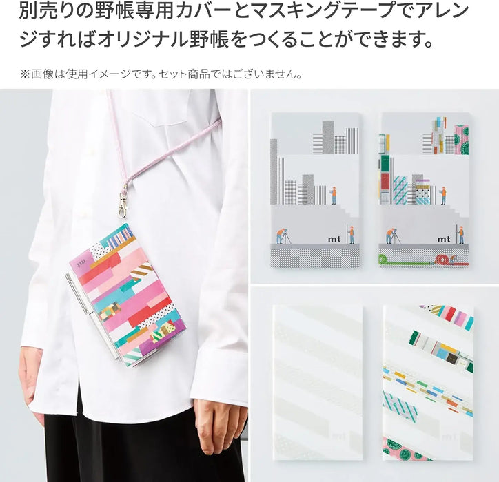 KOKUYO Field Notebook Grid Notebook Compact Format 165 x 95 mm