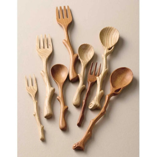 Large Doshie Fork Branch Cutlery 7.3 x 1.1 Inches by Yamaco