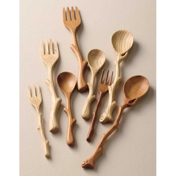 Large Doshie Fork Branch Cutlery 7.3 x 1.1 Inches by Yamaco