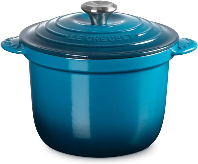 Le Creuset Cast Enameled Two-Handed Cocotte Pot 18 Cherry Red Oven Safe Le Creuset - Deep Teal 20cm
 - 0024147338581