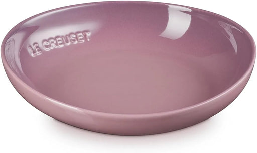 Le Creuset Flora Dish 8.7 Inch Mauve Pink Heat and Cold Resistant Oven Safe Le Creuset