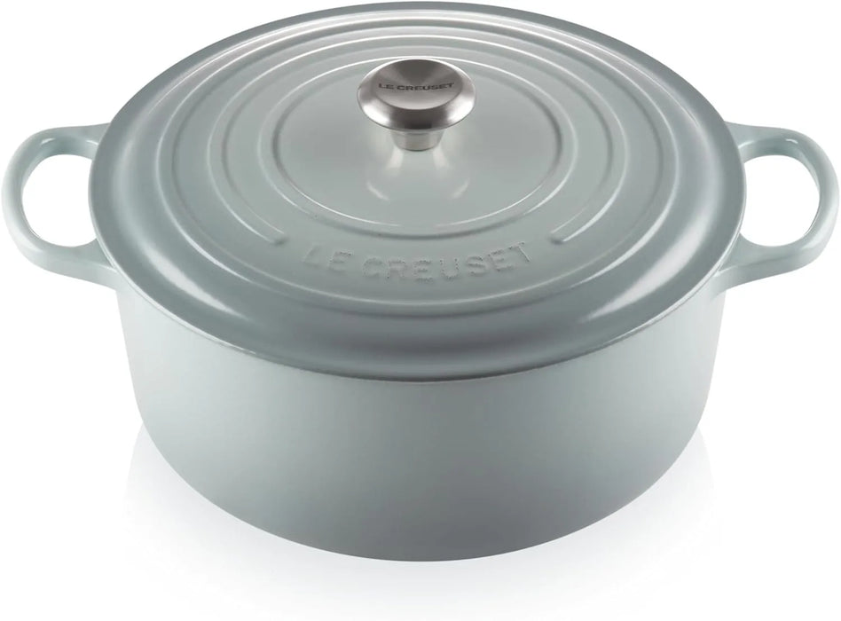 Le Creuset Signature Round Casserole with Lid 11 Inch Induction Compatible Le Creuset - Sea Salt
 - 0024147304340