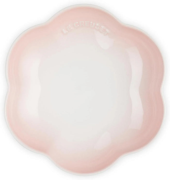 Le Creuset Sphere Round Flower Dish Medium Powder Pink Heat Resistant Microwave Oven Safe by Le Creuset