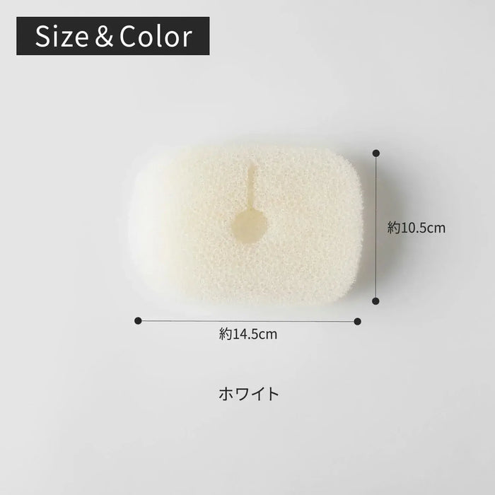Marna Bath Sponge Refill with Handle for Easy Posture Washing