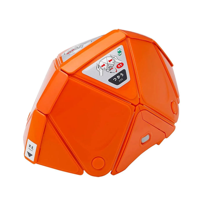 Midori Anzen TSC-10N Folding Safety Helmet for Disaster Preparedness - Orange
 - 4548890471167