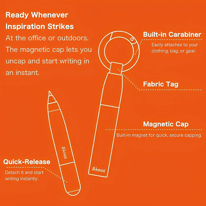 Mitsubishi Pencil Ballpoint Pen Carabiner Jetstream 0.5mm