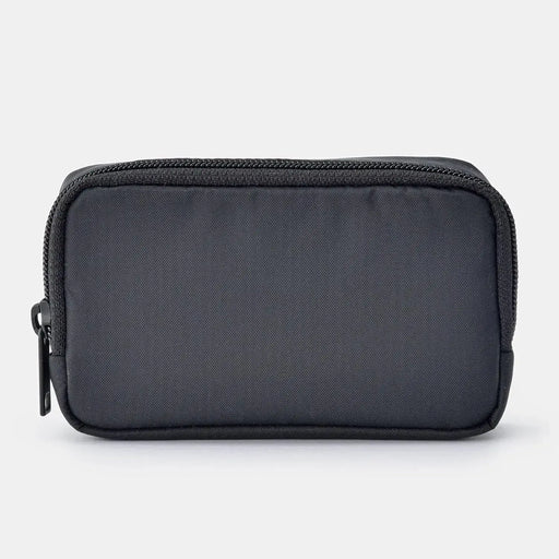 Muji Recycled Nylon Compact Pouch Black 14 x 3.5 x 9 cm